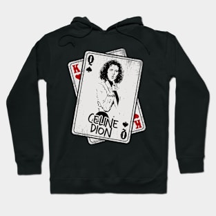 Retro Celine Dion 80s Card Style Hoodie